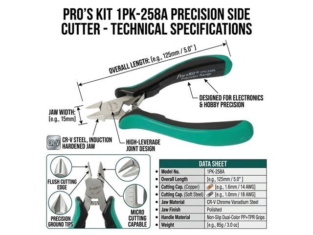PRK 1PK-258A - Wire Stripping & Cutting Tools - 4710810382178