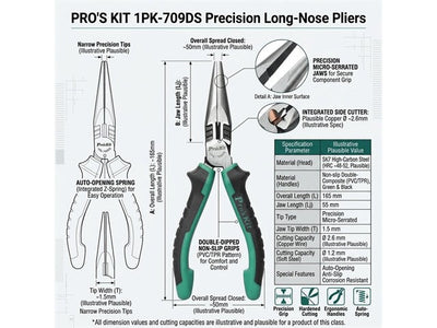 PRK 1PK-709DS - Pliers & Tweezers - 4710810380488