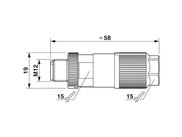 SACC-M12MSX-8QO SH ETH - Circular Connectors - 4046356997935