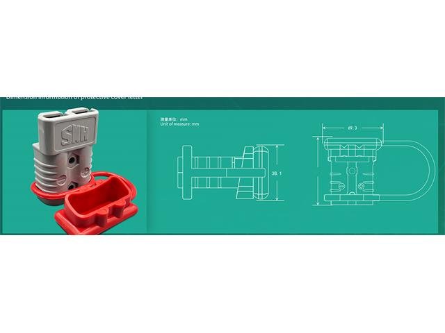 SB175RDC-ECN BK - Power Connectors -