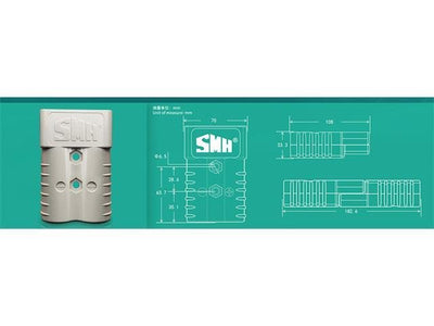 SB350-ECN BU - Power Connectors -
