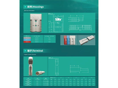 SB350 - ECN GY - Power Connectors -