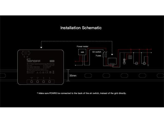 SONOFF ENERGY MONITOR POW R3 - Home Automation - 6920075776768