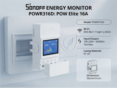 SONOFF ENERGY MONITOR POWR316D - Home Automation - 6920075777499