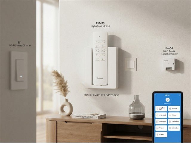SONOFF RM433 R2 REMOTE BASE - Home Automation - 6920075776584