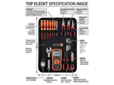 TOP ELECKT - Tool Kits & Cases - 6005242023439