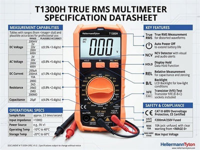 TOP T1300H - Multimeters & Voltmeters - 6005242015571
