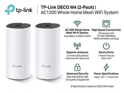 TP-LINK DECOM4-2PACK - Wifi Routers Dongles & Accessories - 6935364084189