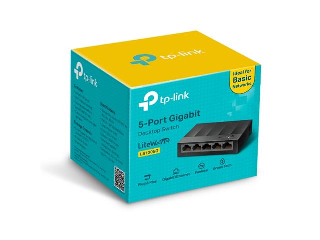 TP-LINK LS1005G - Network Hubs & Switches - 6935364085469