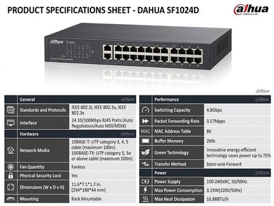 TP-LINK SF1024D - Network Switches Racks & Accessories - 6935364021498