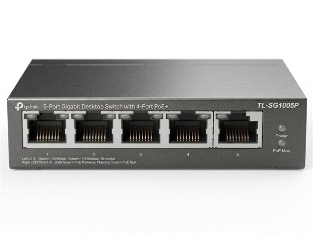 TP-LINK SG1005P - Network Switches Racks & Accessories - 6935364083212
