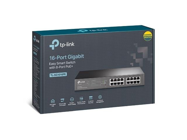 TP - LINK SG1016PE - Power over Ethernet - PoE - 6935364098865
