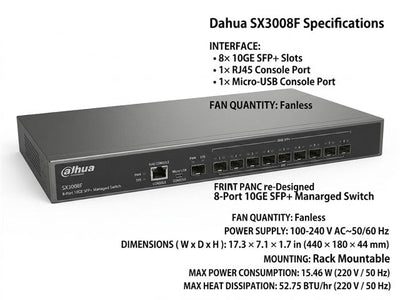 TP-LINK SX3008F - Network Hubs & Switches - 6935364006457