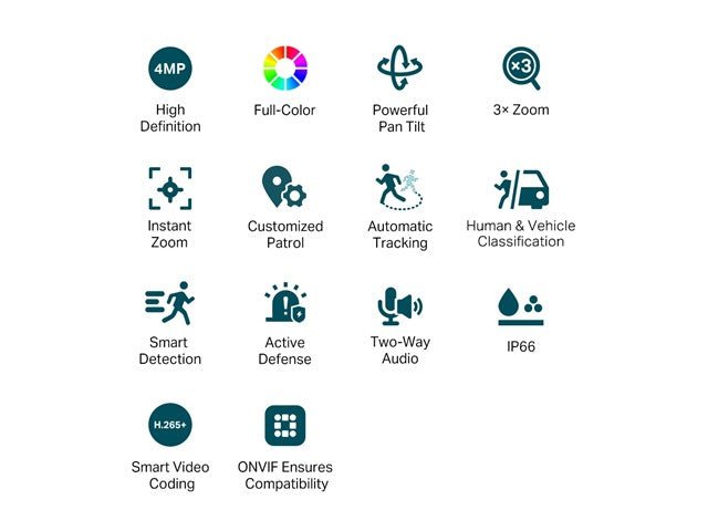 TP - LINK VIGI C540V 4 - 12MM - CCTV Products & Accessories - 4895252500837