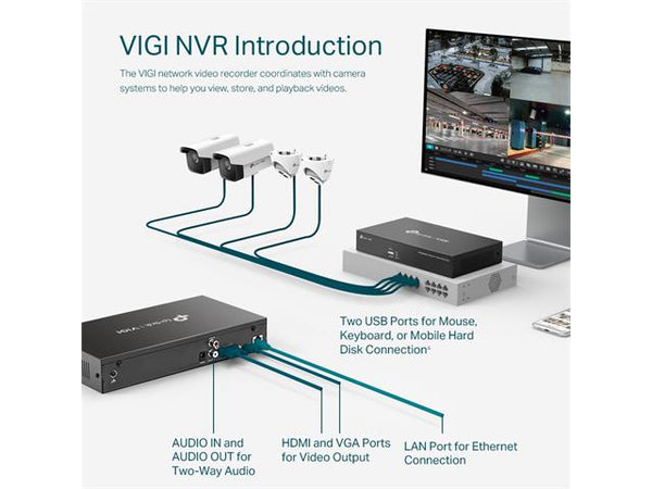 TP-LINK VIGI NVR1008H - Communica [Part No: TP-LINK VIGI NVR1008H]