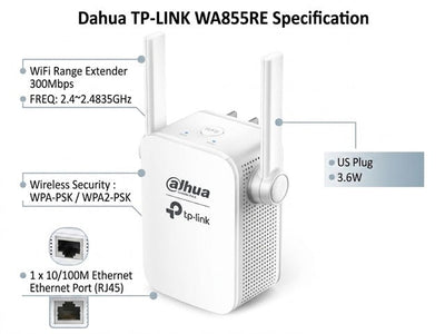 TP-LINK WA855RE - Wifi Routers Dongles & Accessories - 6935364093839