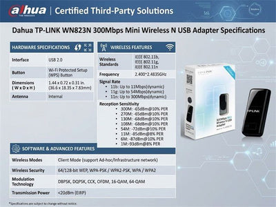 TP-LINK WN823N - USB Hubs, Adaptors, & Extenders - 6935364050696