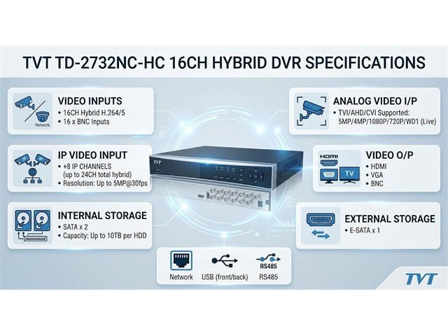 TVT TD-2732NC-HC - CCTV Products & Accessories -