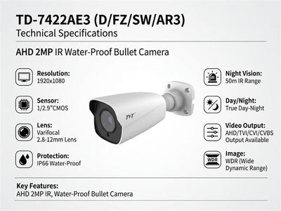 TVT TD-7422AE3 (D/FZ/SW/AR3) - CCTV Products & Accessories -