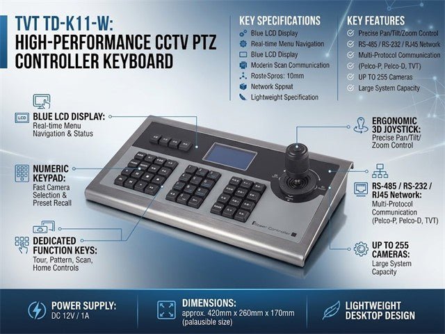 TVT TD-K11-W - CCTV Products & Accessories -