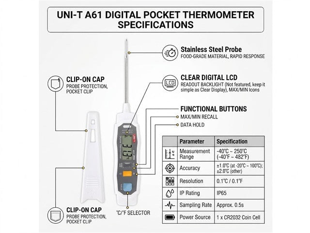 UNI-T A61 - Environmental Test Equipment - 6935750561065
