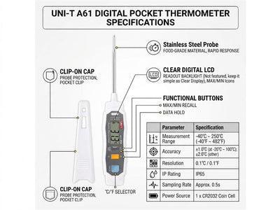 UNI-T A61 - Environmental Test Equipment - 6935750561065