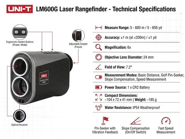 UNI-T LM600G - Environmental Test Equipment - 6935750560297