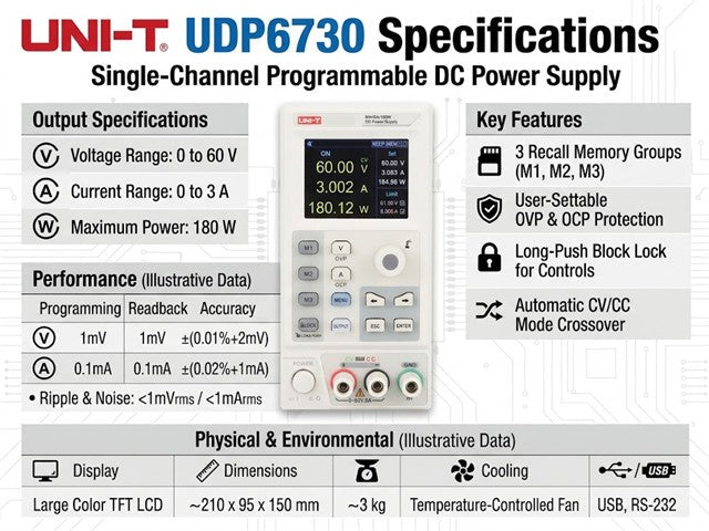 UNI-T UDP6730 - Power Supplies - 6935750567319