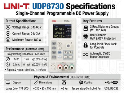 UNI-T UDP6730 - Power Supplies - 6935750567319