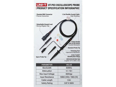 UNI-T UT-P03 - Test Leads & Probes - 6935750503249