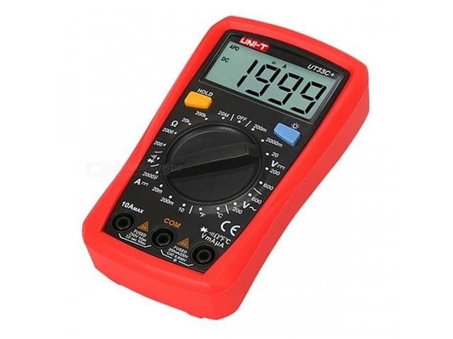 UNI-T UT33C+ - Multimeters & Voltmeters - 6935750533178