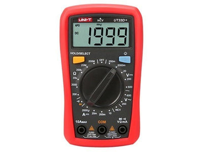 UNI-T UT33D+ - Multimeters & Voltmeters - 5900804005421