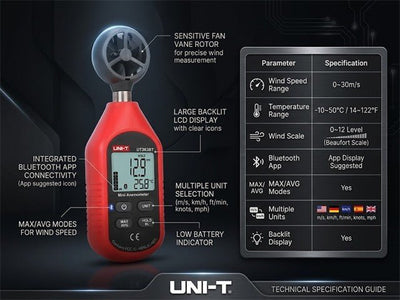 UNI-T UT363BT - Environmental Test Equipment - 6935750536308