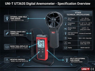 UNI-T UT363S - Environmental Test Equipment - 6935750536339