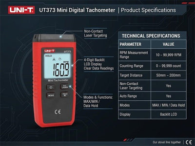 UNI-T UT373 - Counters & Tachometers - 6935750537305