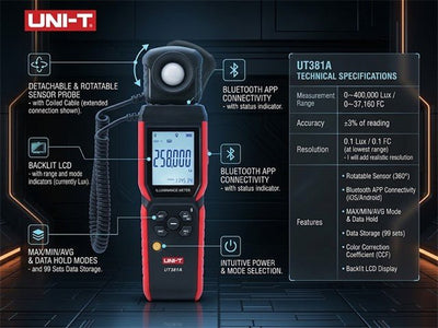 UNI-T UT381A - Environmental Test Equipment - 6935750538111