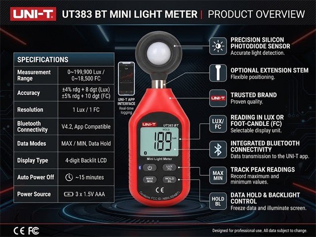 UNI-T UT383BT - Environmental Test Equipment - 6935750538319
