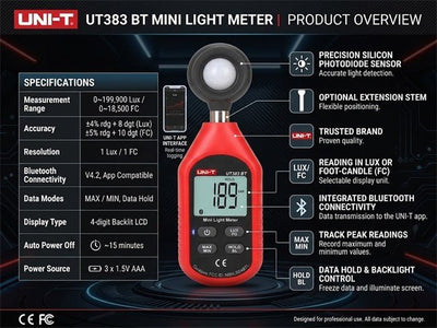 UNI-T UT383BT - Environmental Test Equipment - 6935750538319