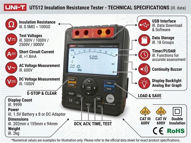 UNI-T UT512 - Environmental Test Equipment - 6935750551202