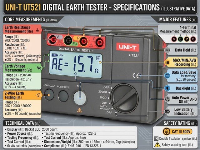 UNI-T UT521 - Environmental Test Equipment - 6935750571040