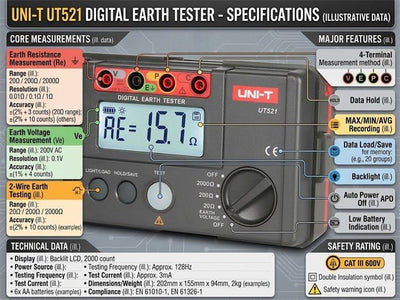 UNI-T UT521 - Environmental Test Equipment - 6935750571040
