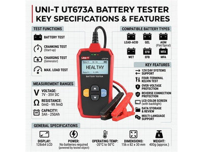 UNI-T UT673A - Environmental Test Equipment - 6935750567302