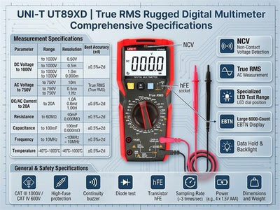 UNI-T UT89XD - Multimeters & Voltmeters -