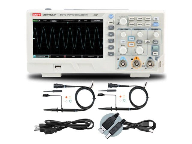 UNI - T UTD2102CEX+ - Oscilloscopes - 6935750591215