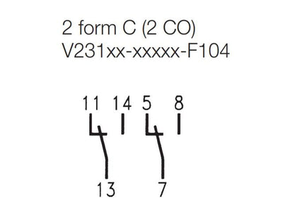V23154 - N0722 - F104 - Relays -