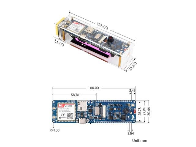 WVS ESP32 - S3 - A7670E - 4G DEV BOARD - ESP8266 & ESP32 Modules -