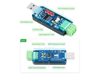 WVS INDUSTRIAL USB TO RS485 (B) - Communications - 614961956391