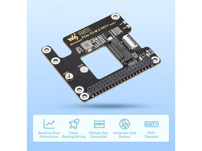 WVS PCIE TO M.2 ADAPT - RASPB PI 5 - Breakout boards / Shields / Modules -