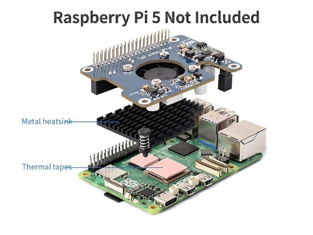 WVS POE HAT RASPBERRY PI 5+FAN - Breakout boards / Shields / Modules -