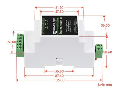 WVS RS485 TO RJ45 ETHERNET POE - Communications -